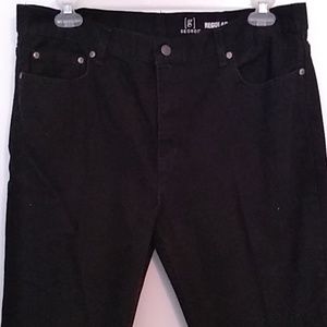 Men's Black Jeans, 38x32